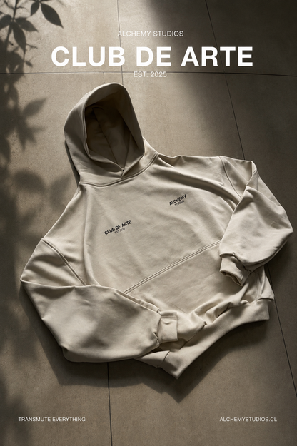 POLERON CREMA BIG LOGO