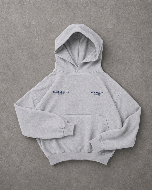 POLERON BIG LOGO GRIS MELANGE